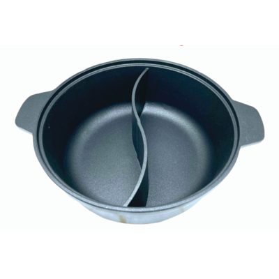 Nồi Lẩu 2 Ngăn CD – Nắp Kính / Nắp Gỗ