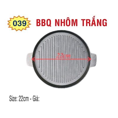BBQ Nhôm Trắng ( Size 22cm)