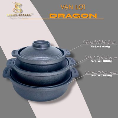 Nồi Gang Kho Quẹt CD (12cm)