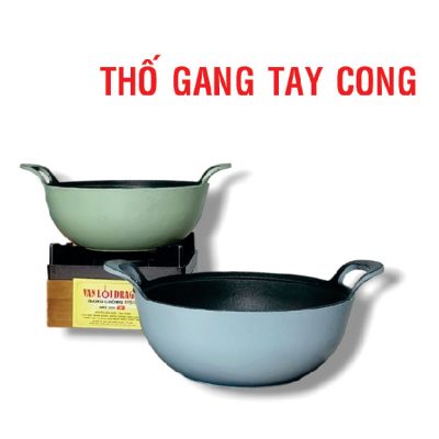Thố Gang Tay Cong