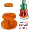 Tháp Gỗ Trưng Nước Ngọt 3 Tầng – Tùy Chỉnh Cao Thấp Linh Hoạt